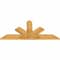 Ekena Millwork Saratoga Rough Sawn Timber Gable Bracket, Western Red Cedar, 60"W x 27"H x 2"D x 6"F, 11/12 Pitch GBW060X27X0206SAR00RWR - alternate 5